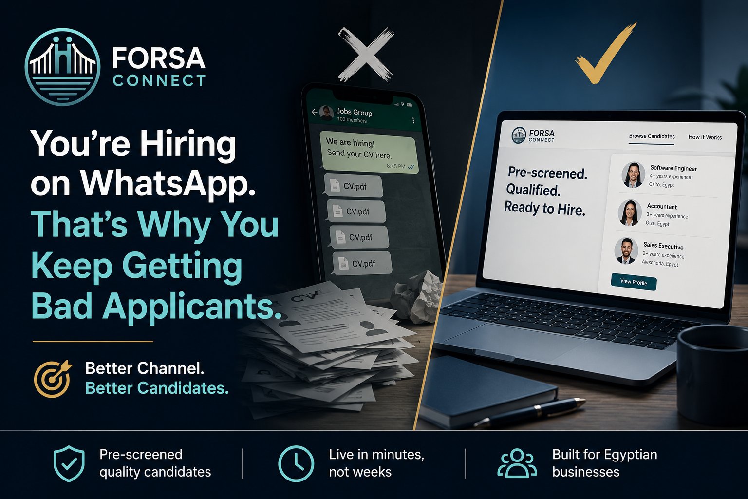 You're Hiring on WhatsApp. That's Why You Keep Getting Bad Applicants